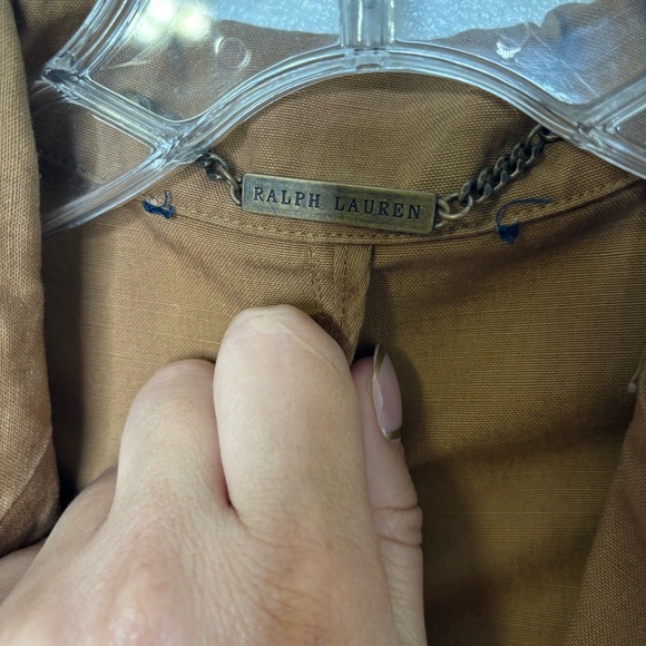 Ralph Lauren Blue Label Brown Cotton Equestrian Blazer Women’s - Picture 9 of 12